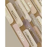 Acidea Bible Tabs for Study Bible, 90pcs Thickened Laminated Gold Foil Embossed Lettering Bible Tab, Catholic Bible Tabs, Bib