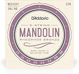 D'Addario EJ70 Phosphor Bronze Mandolin Strings Ball End .011-.038 Medium Light view 2