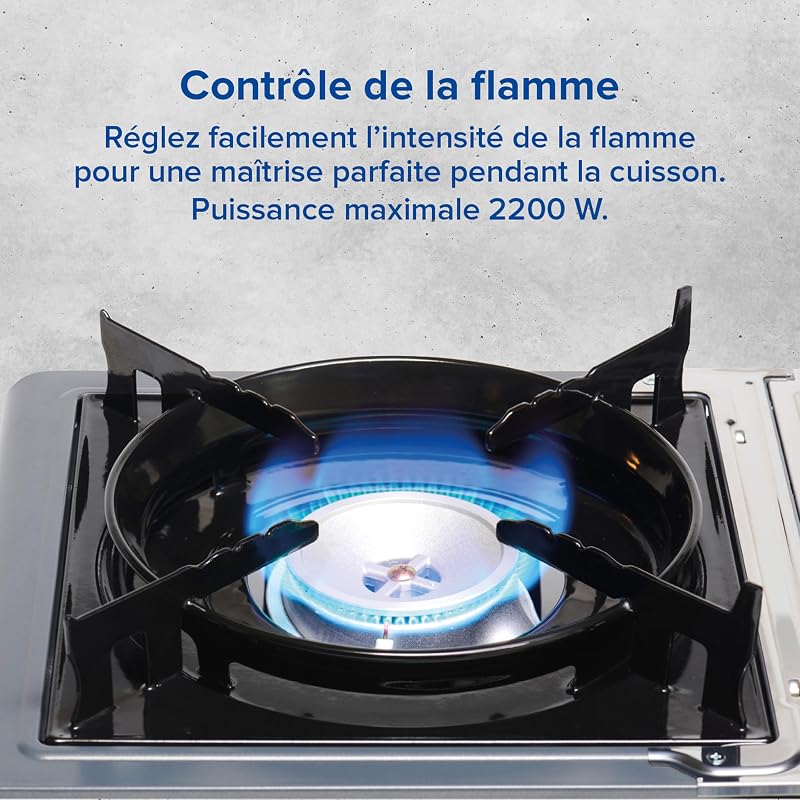 Réchaud Camp’Bistro 3 avec plaque, 2200 W
