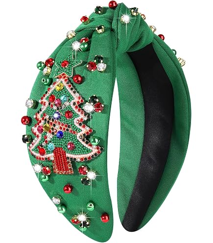 Lot De 2 Serre-têtes LED De Noël Rouge Et Vert – Pour Des Fêtes Lumineuses Et Festives !
