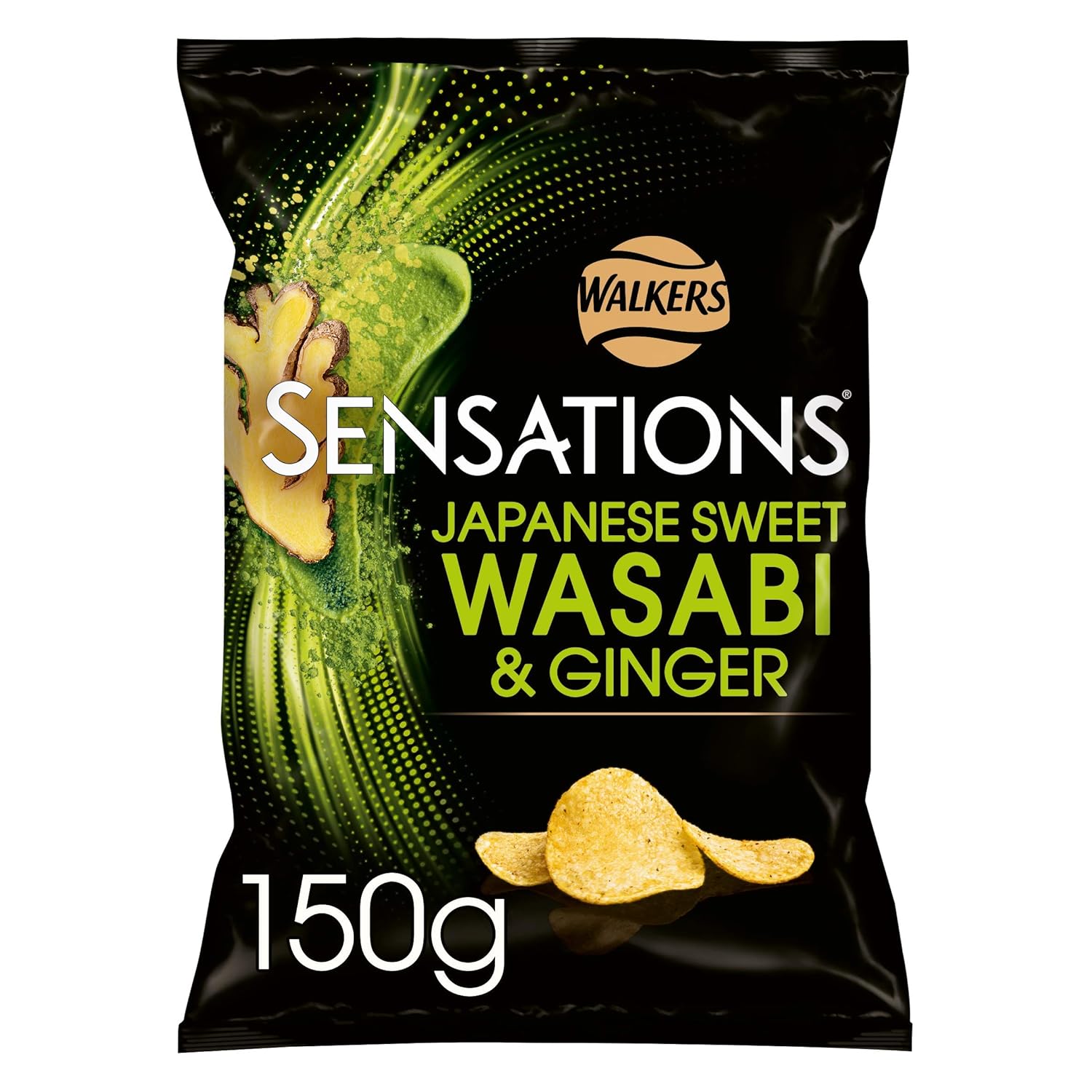 Sensations Wasabi and ginger Sharing Crisps, 150 g Amazon.co.uk Prime