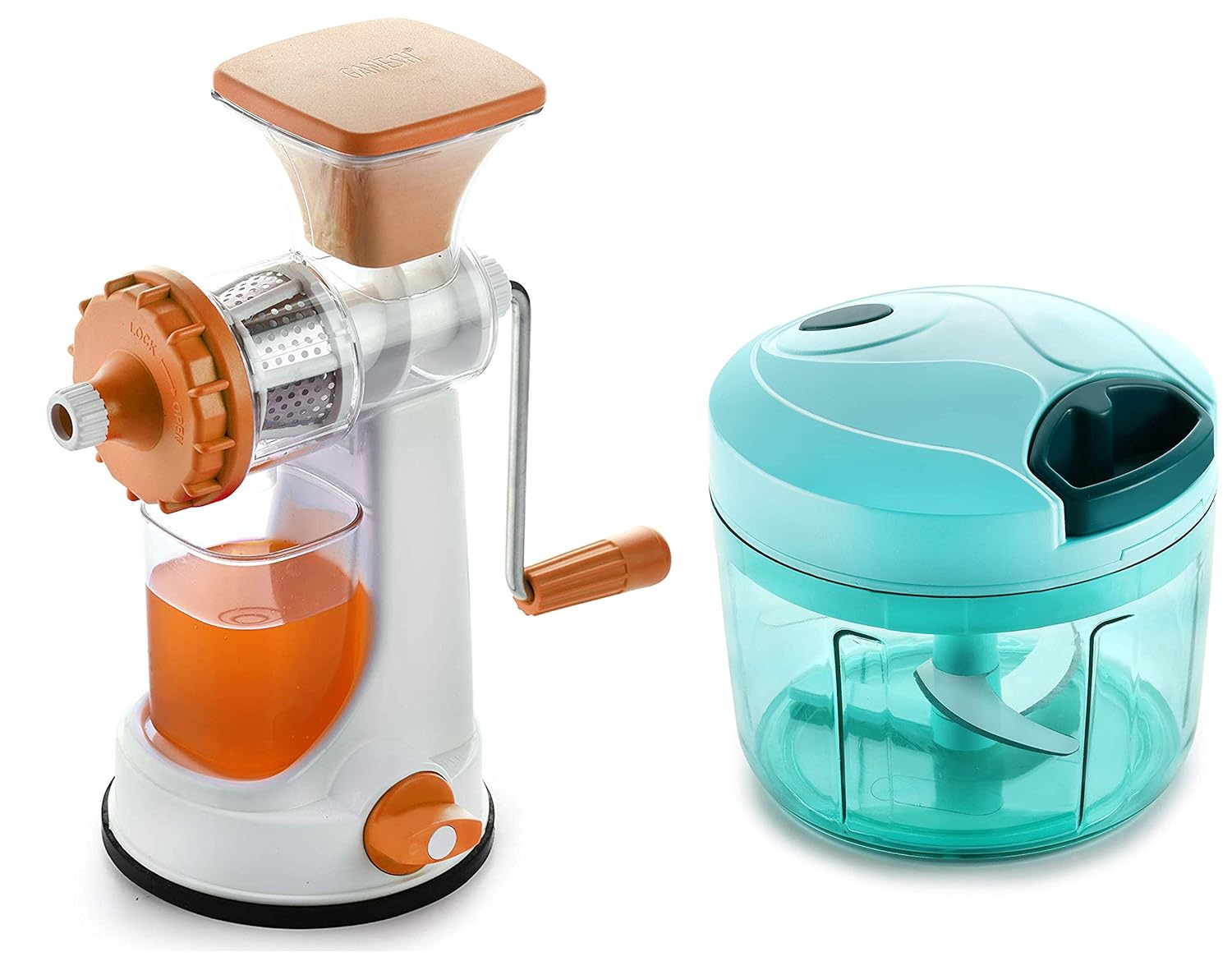 Buy Ganesh Chopper Vegetable Cutter, Pool Green (725 ml) & Fruit