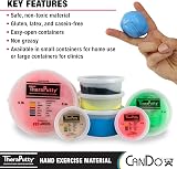 CanDo TheraPutty Antimicrobial 6 oz Blue Strong Therapy Putty view 5