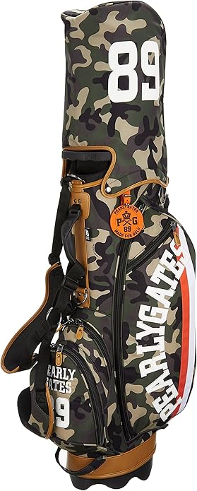 Amazon Co Jp パーリーゲイツ キャディーバッグ 軽量 8 5 スタンド 式 迷彩 柄 ライン 053 ゴルフ バッグ 迷彩柄 ライン柄 シューズ バッグ