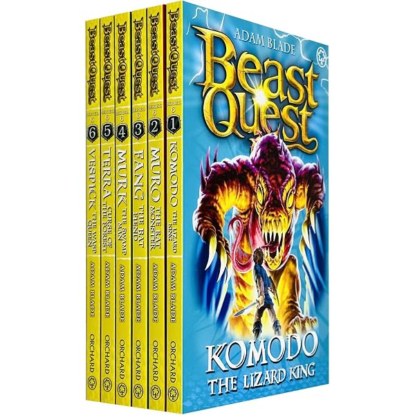 Beast Quest Series 5 The Shade of Death 6 Books Collection Box Set