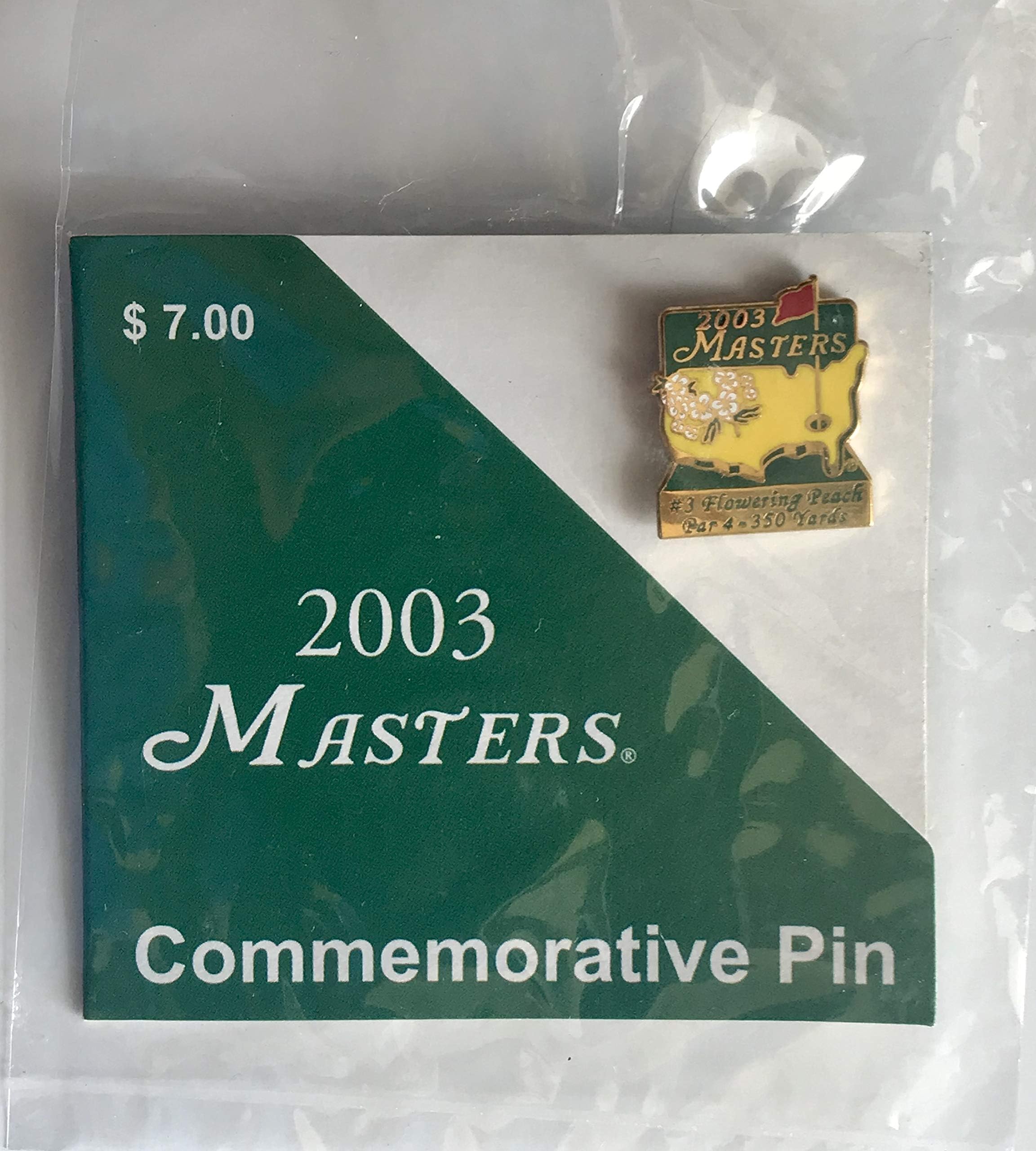 2003 Masters golf pin augusta national commemorative mike weir wins canada pga