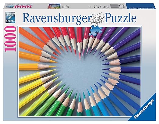 title=Ravensburger 19390 5- Color My Heart, Puzzle 1000 Pezzi