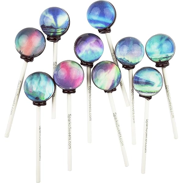 Amazon.com : Galaxy Lollipops Universe Designs, 10 Pieces