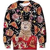 Lovefairy Kids Ugly Christmas Sweatshirt Novelty Xmas Sweater for Boys Girls 4-16 Years Novelty Pullover