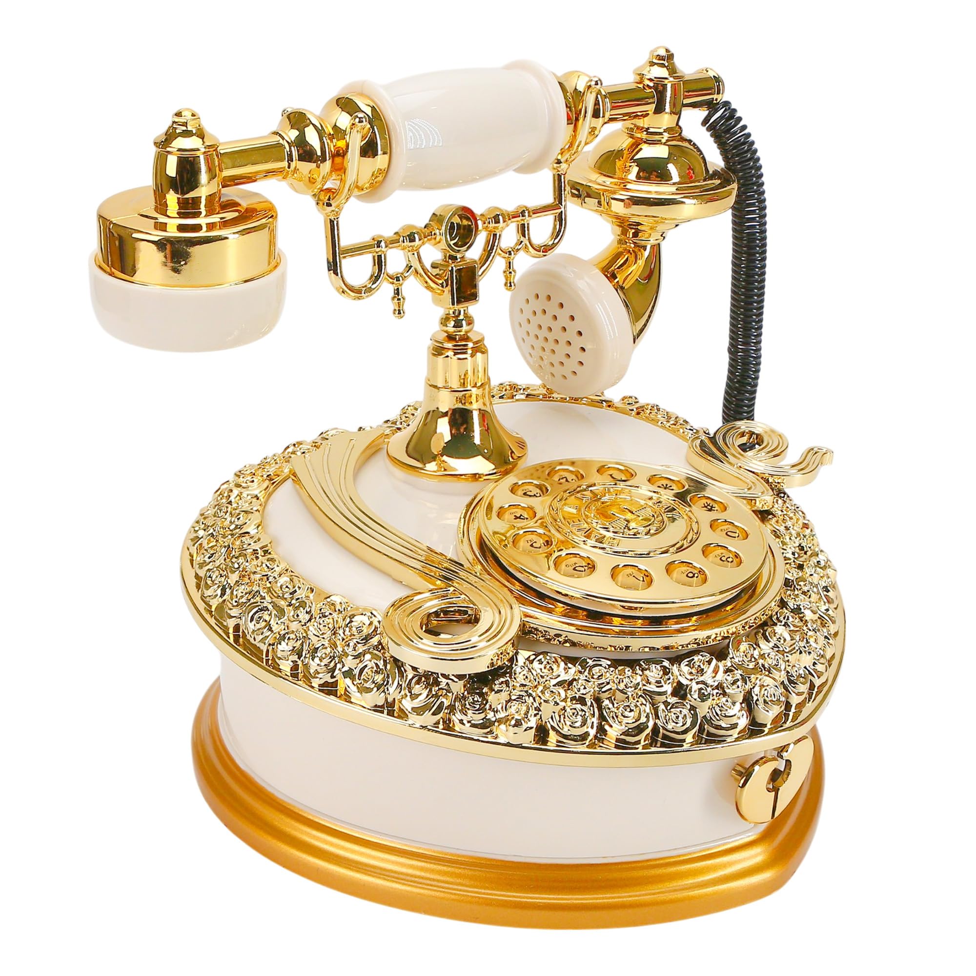 Big Vintage Telephone Jewelry Box 7x8