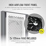 Corsair 5000D Airflow Tempered Glass Mid-Tower ATX Case White w/ RapidRoute view 6