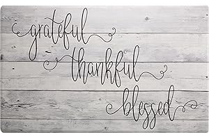 SoHome Cozy Living Anti-Fatigue Kitchen Mat For Floor, Farmhouse Cushioned Kitchen Runner Rug, Non Slip, Easy Wipe Clean, 1/2 Inch Thick Kitchen Mats, 18" x 30"