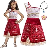 Btonai Princess Costume for Girls, Kids Ocean Adventure Costumes With Accessories,Halloween Party Cosplay Outfit Dress Up
