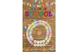 MEMFALL Back to School Bracelet Mommy and Me First Day of School Bracelet Adjustable Woven Rope Back to School Bracelets First Day of School Gift