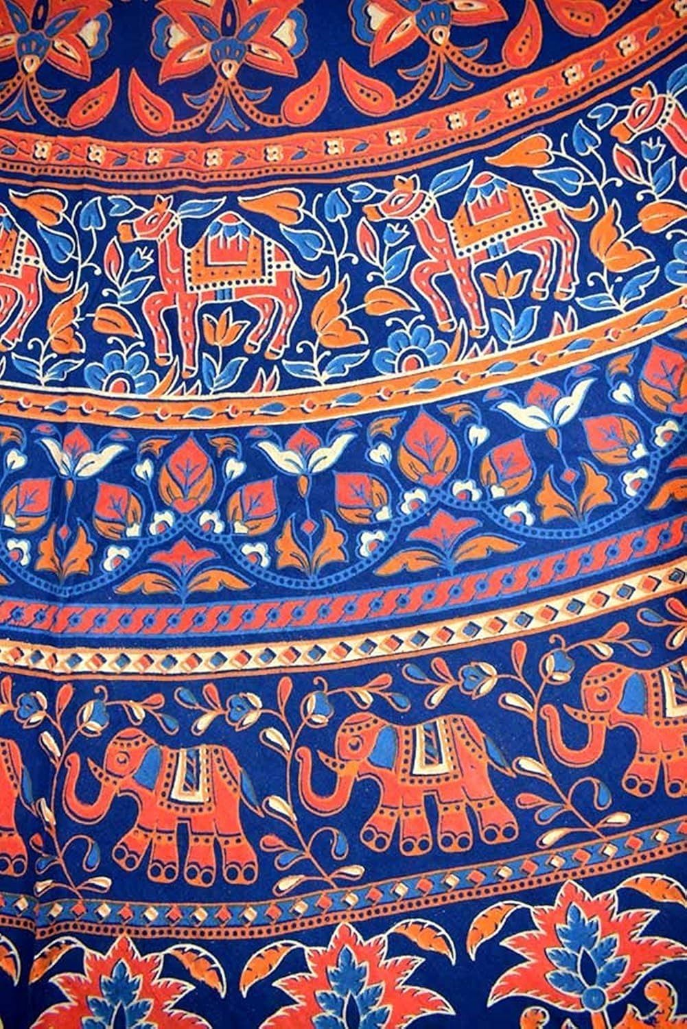 eshopitude combo cotton jaipuri wrap around skirt with dangling earring