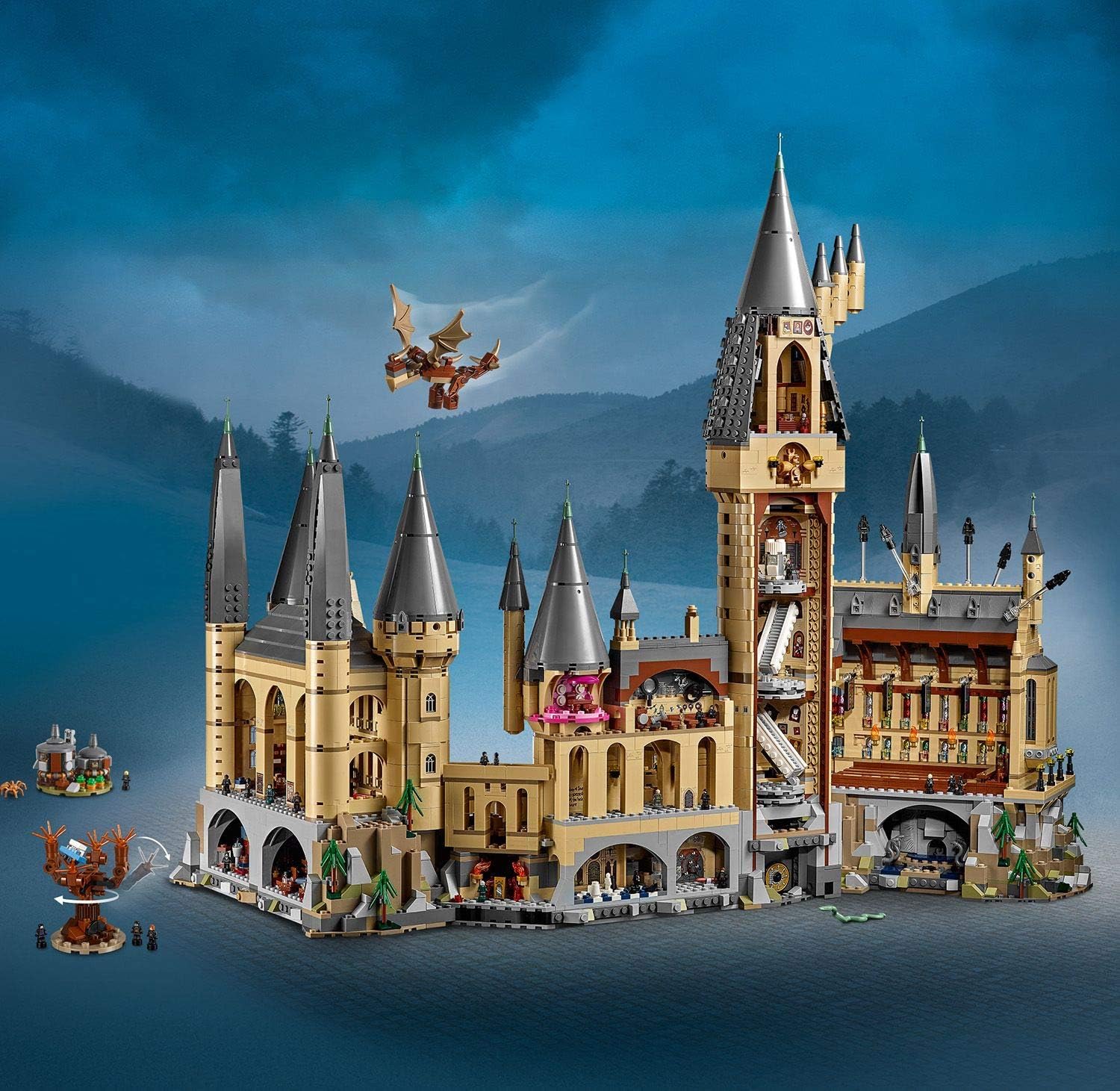 LEGO Harry Potter TM-Castillo de Hogwarts, maqueta de juguete para construir la escuela de magía, incluye varios personajes de la saga (71043) , color/modelo surtido: LEGO: Amazon.es: Juguetes y juegos