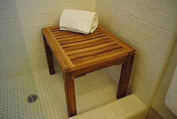 Amazon Com New Grade A Teak Shower Bench Sauna Or Steamroom