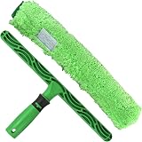 Unger MicroStrip Window Washer Sleeve 35cm with ErgoTec T-bar Handle Green view 2