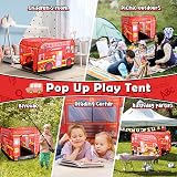 Britik Pop Up Truck Tent for Kids 3-8 Indoor Outdoor Play Safe Durable view 6