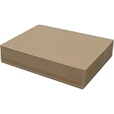 100 Sheets Kraft Chipboard 11x14 Inch - 22pt Light Weight Brown Cardboard For Crafting, MagicWater Supply