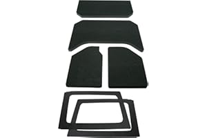 Design Engineering 50290 Black Original Boom Mat Sound Deadening HeadLiner Kit Compatible with 4-Door Jeep Wrangler JK (2011-2018)