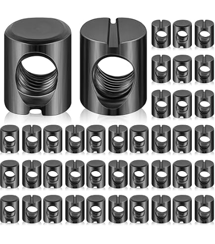 1/4-20 X 14mm Cross Dowel Nut – Zinc Finish – Made In USA (12, 25, 50, Or 100 Pieces)