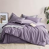 MILDLY 100% Long-Staple Cotton Duvet Cover Set King Size Comforter Cover Sets Ultra Soft Bedding Set 3 PCS with Zipper Closure & Corner Tie (No Comforter)