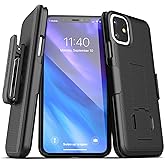 Encased iPhone 11 Belt Clip Case (DuraClip Series) Ultra Slim Cover with Holster (Black)
