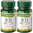 Natures Bounty Methylcobalamin B12 Microlozenge Tablets, 1000 mcg, 120 Count), 60 Count (Pack of 2)