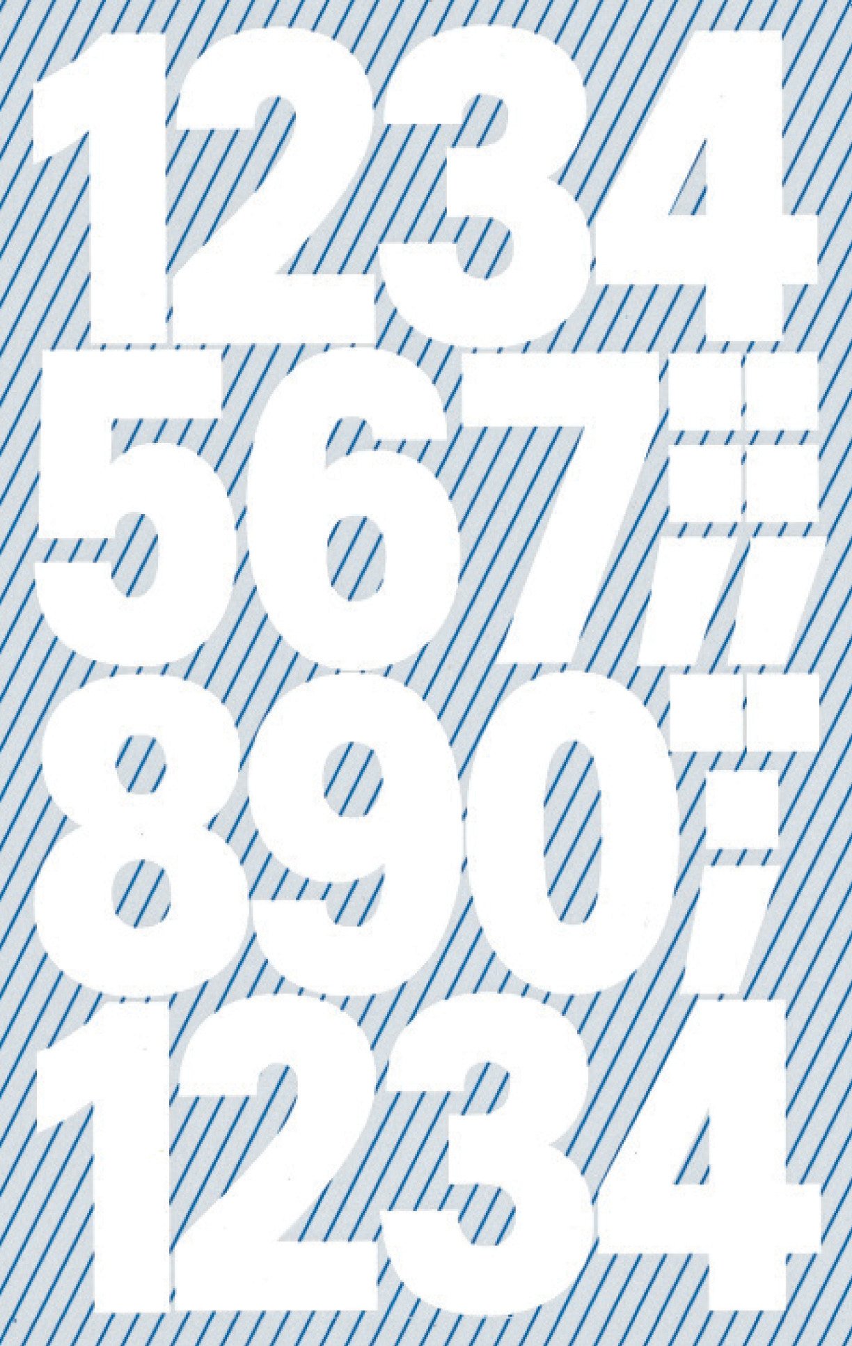 AVERY Zweckform 59127 Letters Labels A-Z 16 mm Weatherproof Film 36 Stickers Numbers Gold White