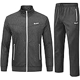 Rdruko Men's Tracksuit Sweatsuits 2 Piece Set Athletic Jogging Gym Activewear Sweat Track Suits Sets