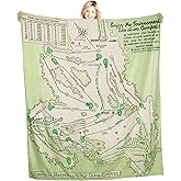 Golf Gifts for Men, Golfers, Funny Fathers Day Golf Gifts for Dad, Golf Gifts for Women, Soft Fleece Throw Golf Blanket for Birthday Gift, Golf 50" x 60"