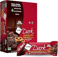 NuGo Dark Chocolate Pretzel Box 1.76 OZ (Pack of 12)
