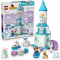 LEGO DUPLO Disney Anna and Elsa’s Frozen Castle Party - Toddler Toy for Girls and Boys 2+ - Building Blocks for Pretend Play