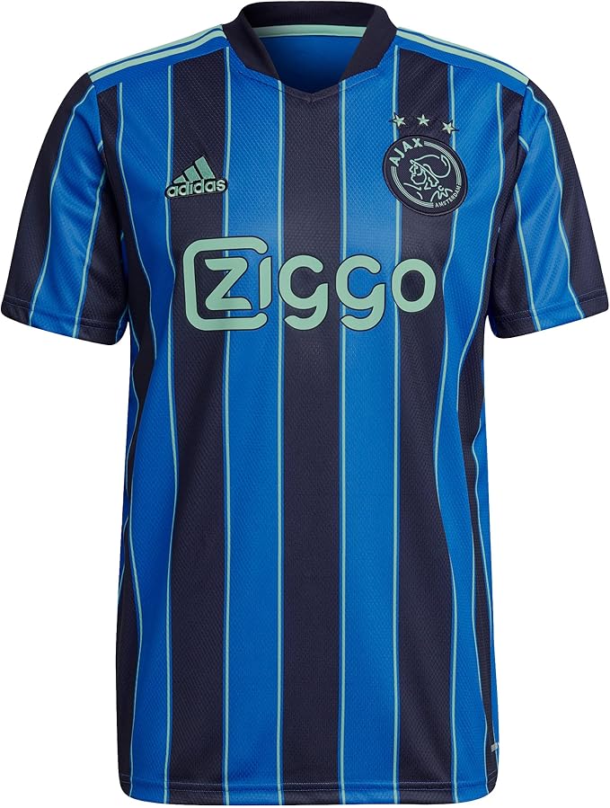 adidas Ajax Amsterdam Away Jersey 2021/2022 Blue : Amazon.co.uk: Sports
