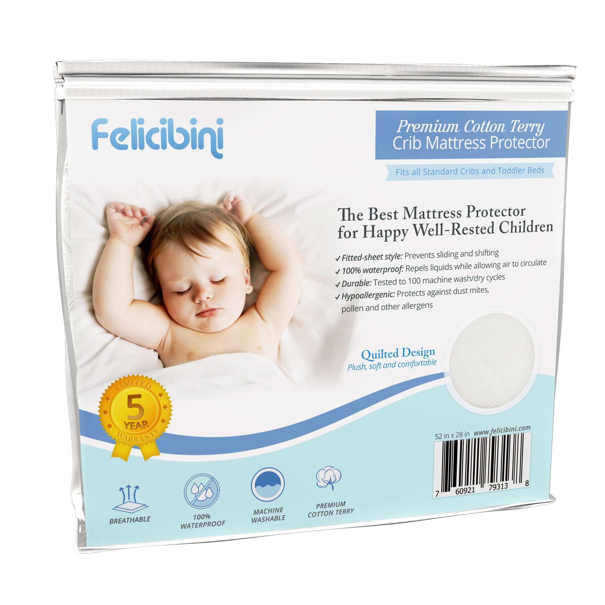 crib mattress size 28 x 52