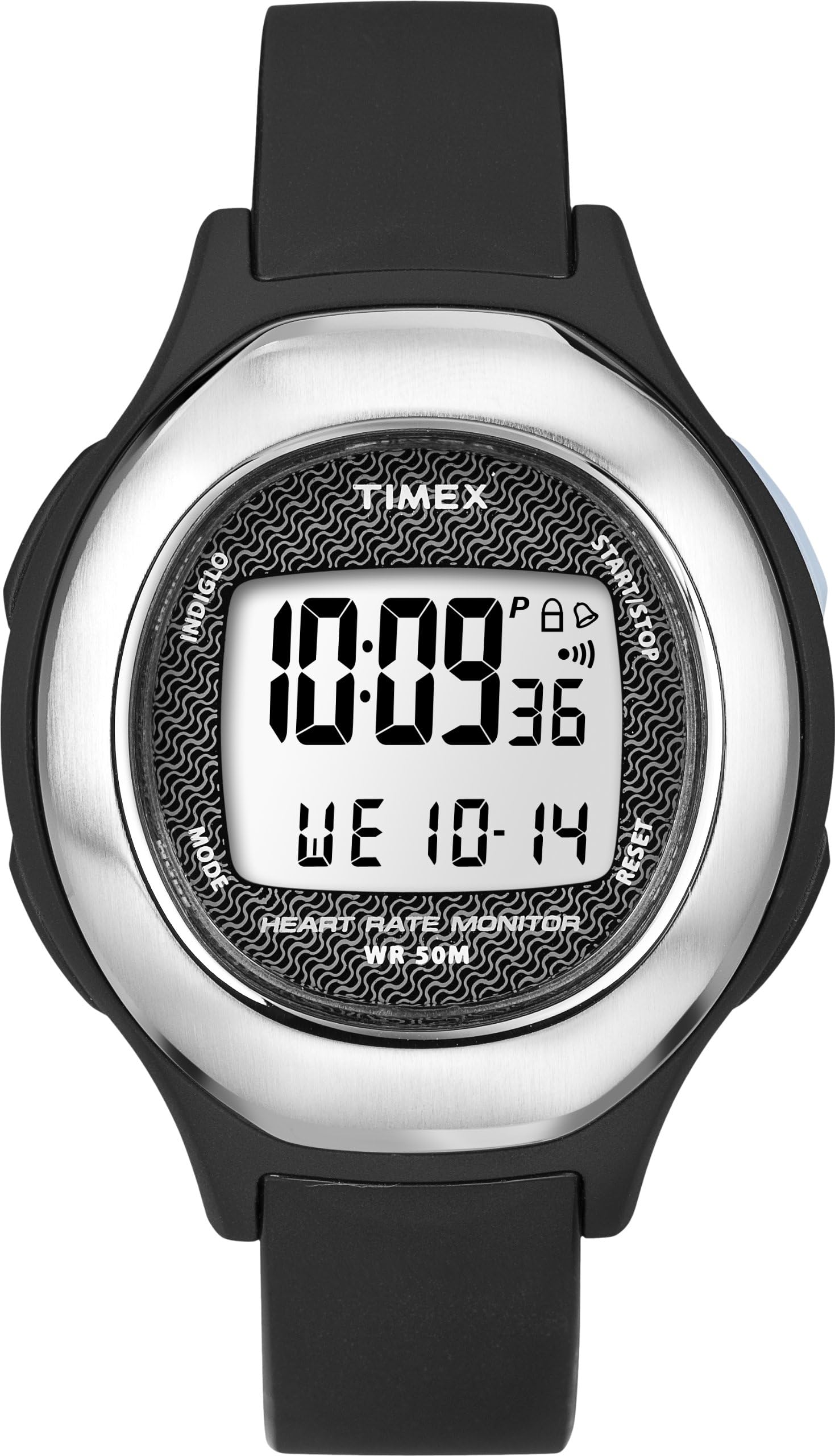 Strapless Heart Rate Monitor Midsize Watch (Black, Mid-Size) Unisex