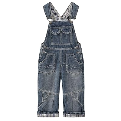Grandwish Baby Boys Denim Bib Overalls, Sizes 12M-4T Jordan Ubuy