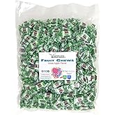 Green Apple Flavored Fruit Chews, 2 Pounds Bulk