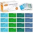 16 Packs Sutures Thread with Needle,Mixed Sutures, Training Threads (Non-Absorbable: Nylon, Polyester, Polypropylene,Silk,4 Material) for Practicing Suturing can be Used for Suture Pads, Fruit peels