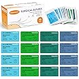 16 Packs Sutures Thread with Needle,Mixed Sutures, Training Threads (Non-Absorbable: Nylon, Polyester, Polypropylene,Silk,4 M