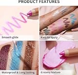 Oulac Waterproof Eye Shadow Stick Hollywood Dream 1.25g Glitter Vegan view 5