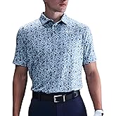 Nike Dri-FIT Tour POA Print Golf Polo Shirt - Lightweight, Full Coverage Pattern Polo