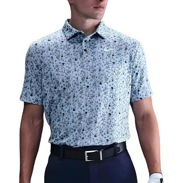 nike dry vapor fog print polo shirt