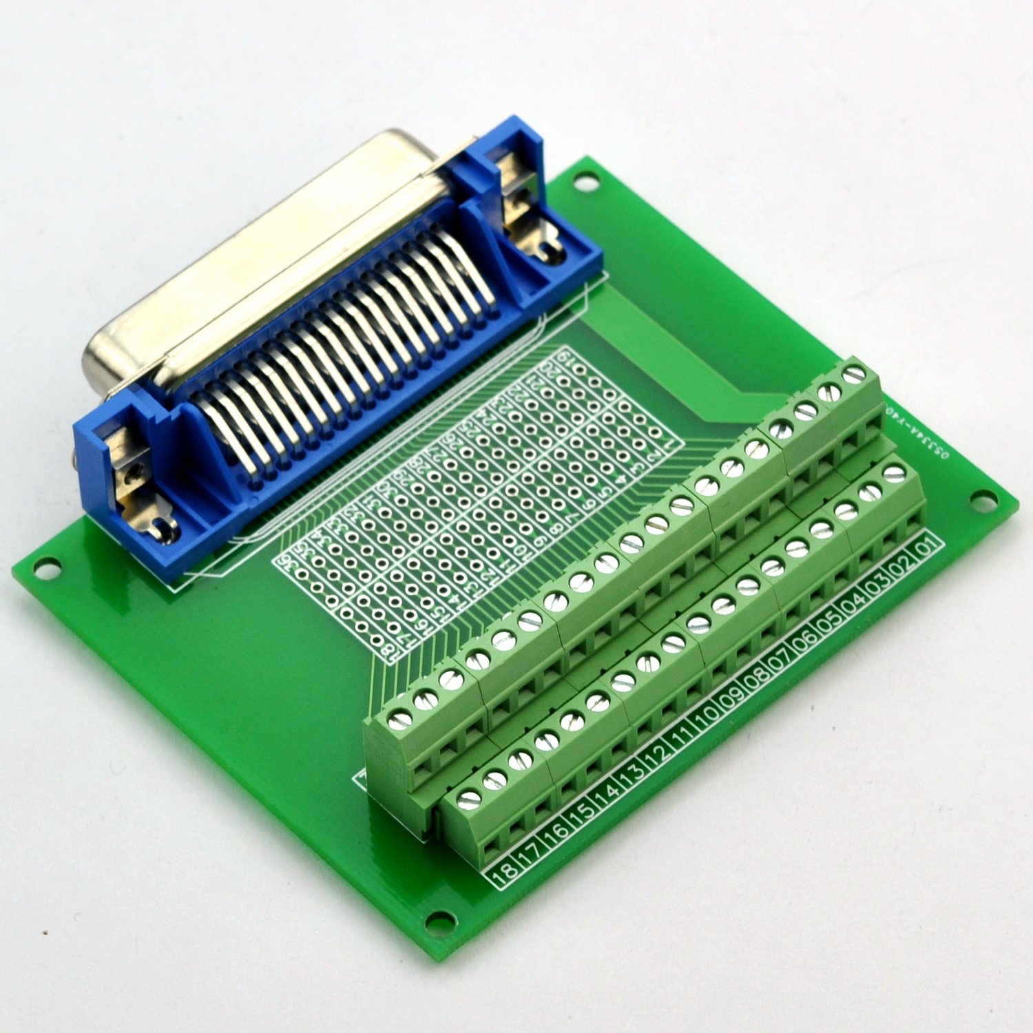 ElectronicsSalon 36Pin 0.085 Centronics Male Ribbon Connector Screw