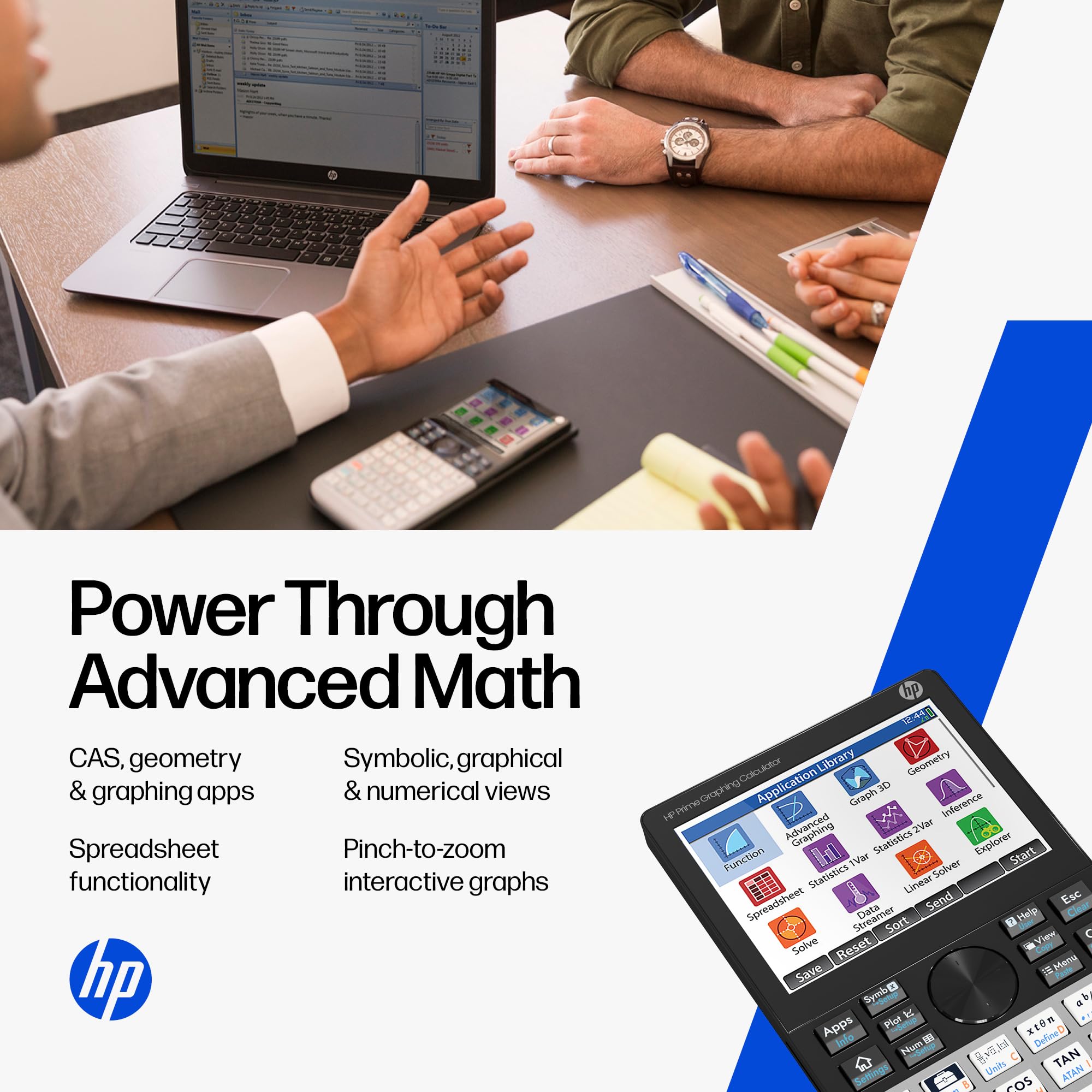 HP Prime G2 Graphing Calculator – Multi-Touch 3.5