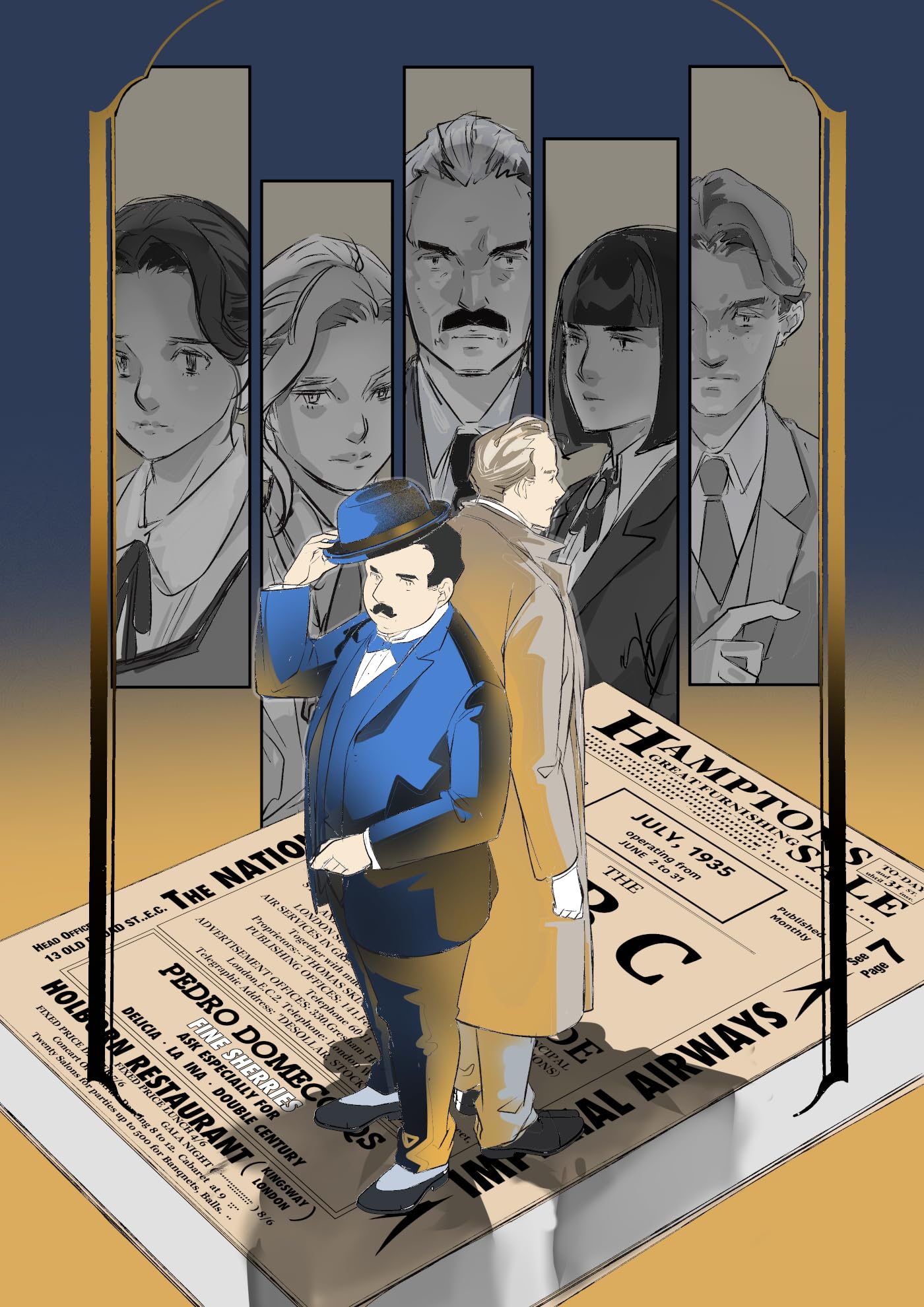 voir fiche du livre HERCULE POIROT - A.B.C. CONTRE POIROT T2 MANG
