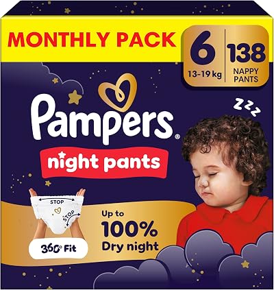 Pampers Night Pants Size 5 Nappy Pants Overnight Protection