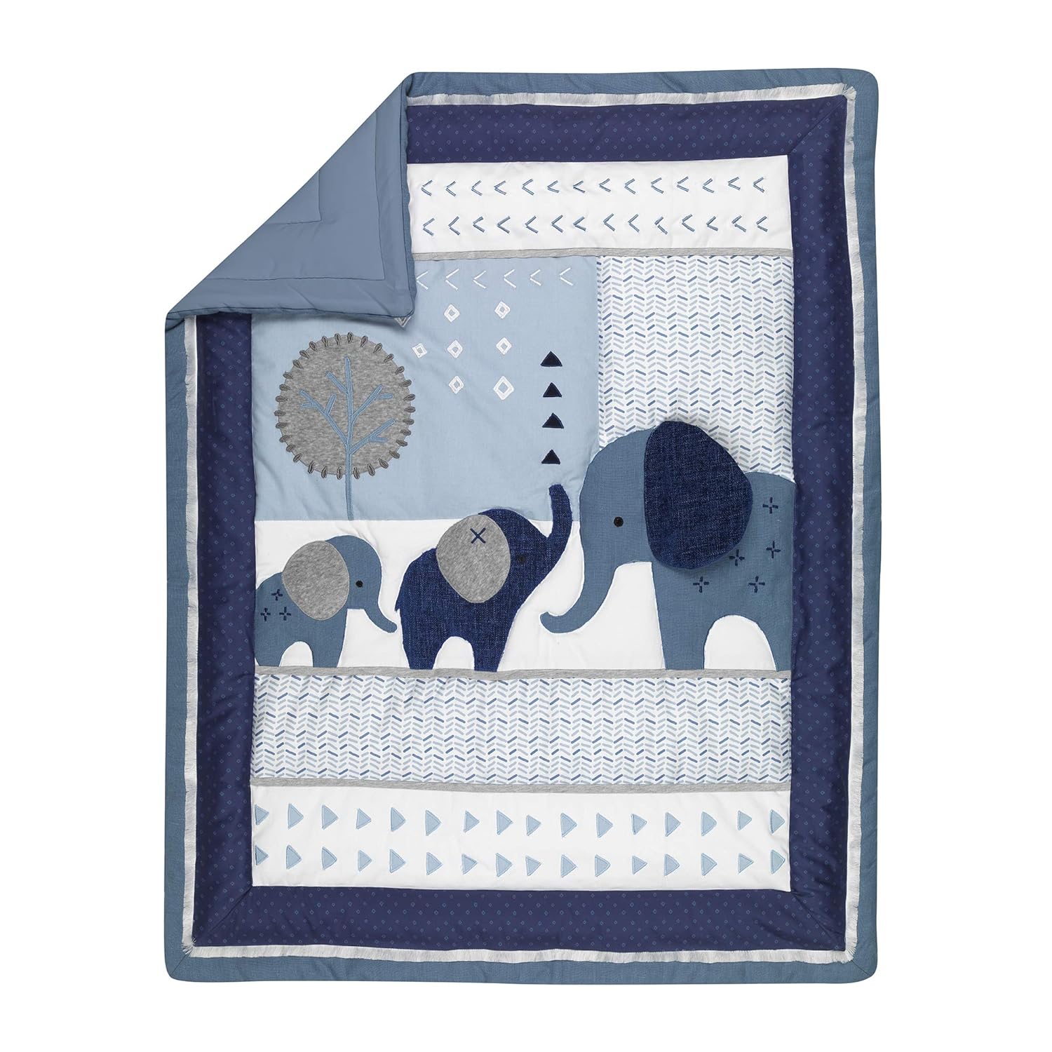lambs and ivy indigo elephant
