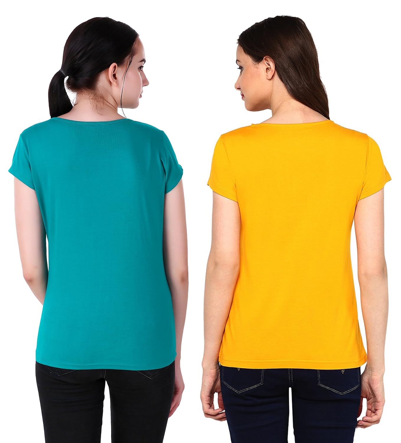 nivik women's printed cotton summer wear t-shirts combo